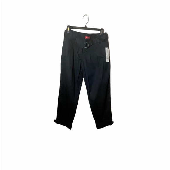 🌺4/$30 NWT Elle Capri Black Pants - Picture 1 of 5